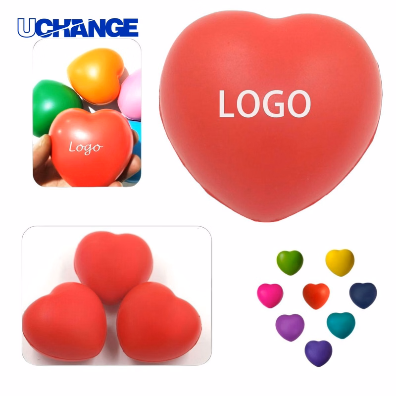 PU Heart-Shaped Stress Relief Ball