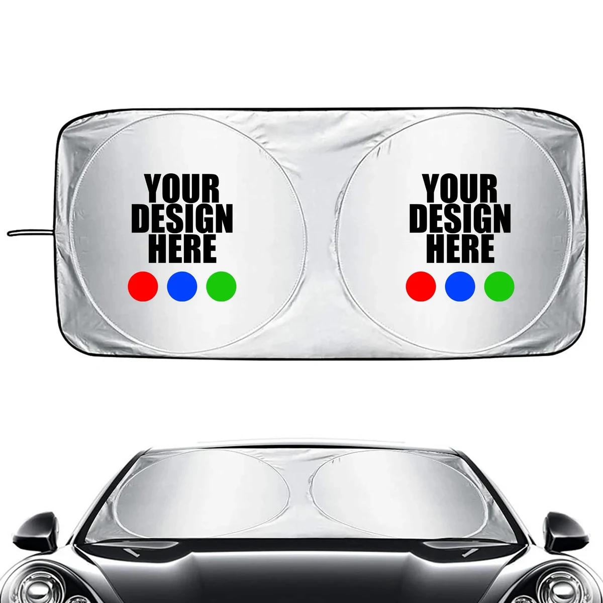 Custom Car Sunshade MOQ100 1