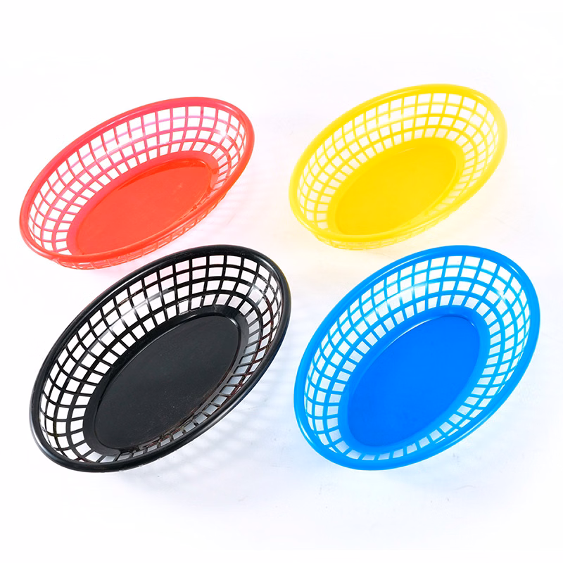 Plastic fruit basket