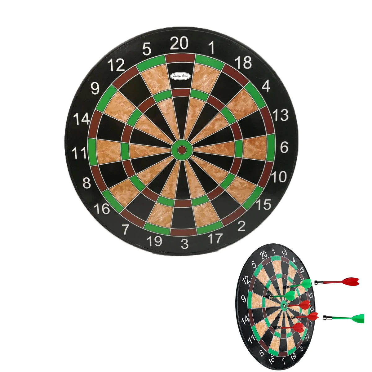 Safe Magnetic Dartboard Set - Double-Sided Fun for All Ages 1