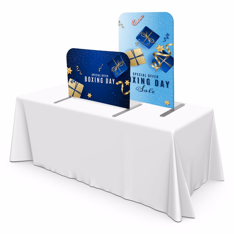 Tabletop Straight Display - 72"wx24"h