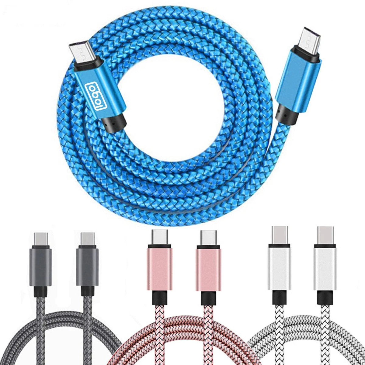 Durable Nylon Braided USB Cable for Fast Charging & Sync 1