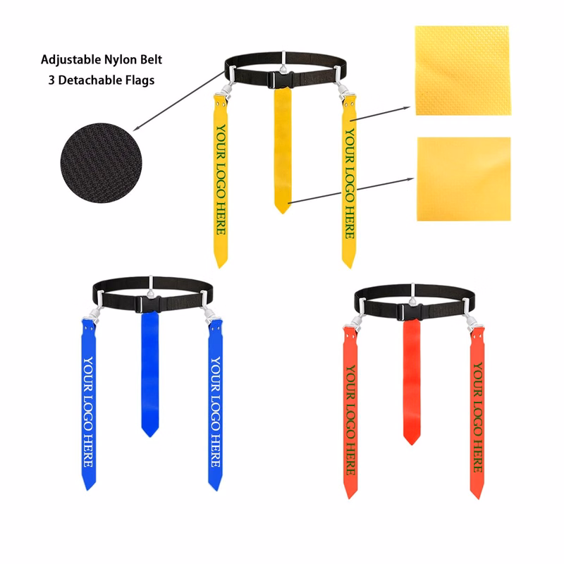 Custom 3-Flag Football Belt