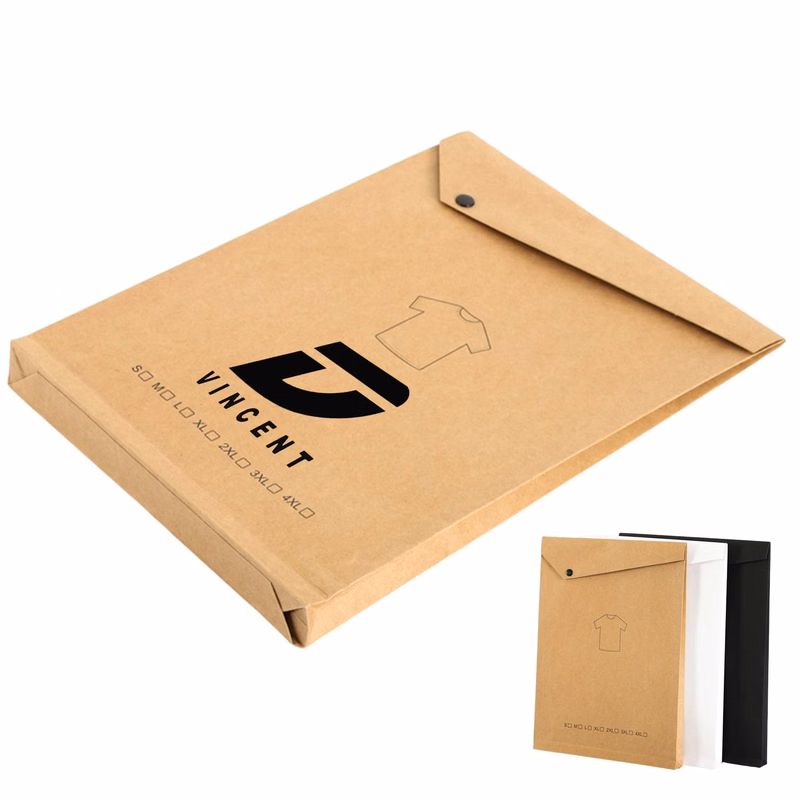 Clothing Paper Bag w/ Button
