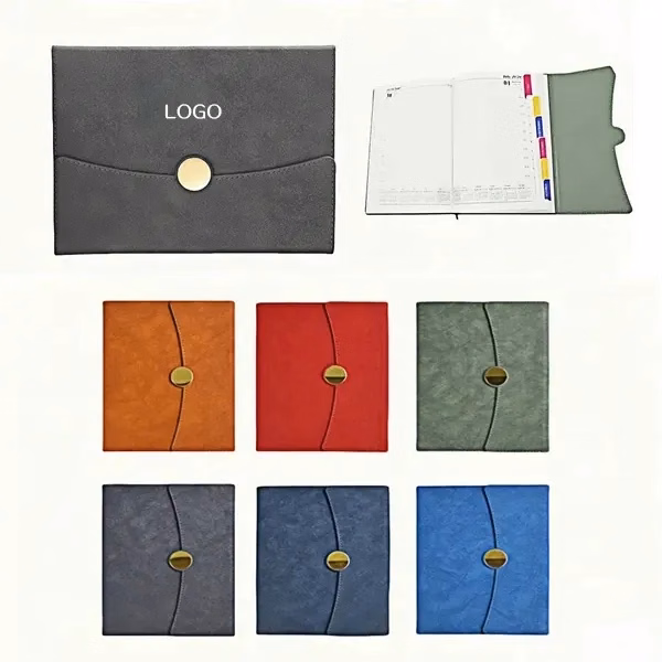 PU Leather Notebook with Slim A5 Refillable Journal