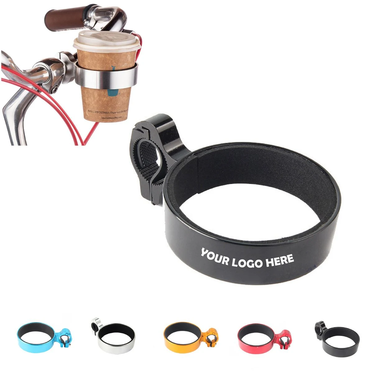 Aluminum Alloy Bicycle Coffee Cup Holder 1
