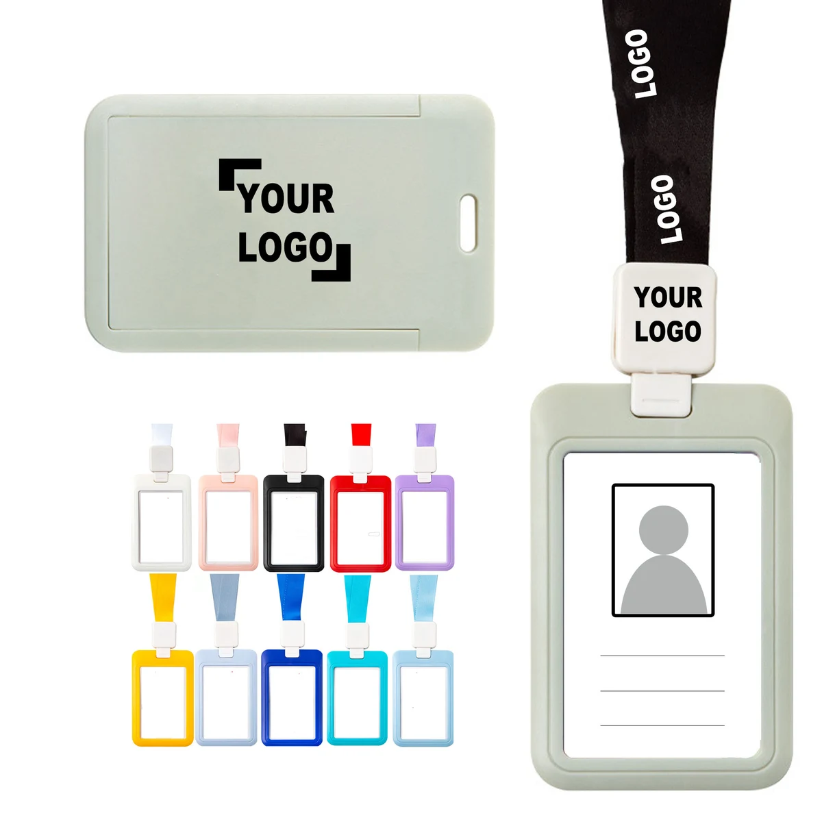Retractable Work Badge Card Cover 1