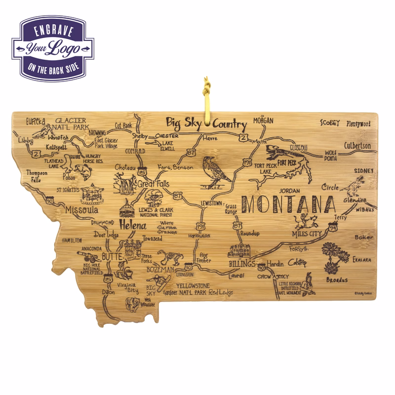 Destination Montana Cutting & Serving Board