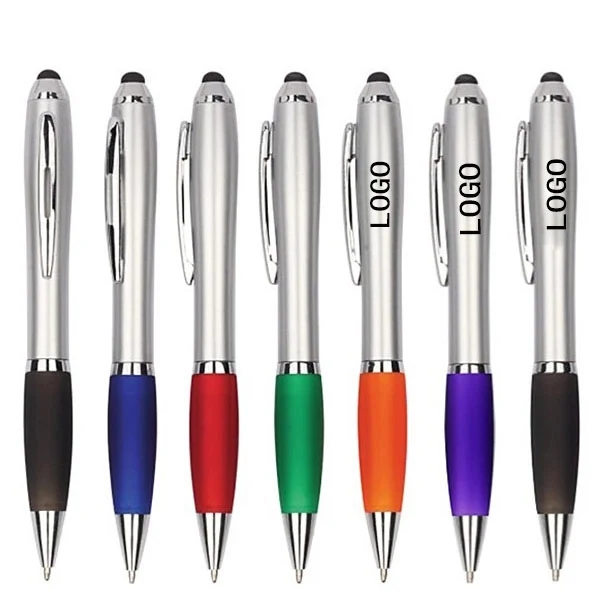 Promotional Curvy Stylus Twist Pen 1
