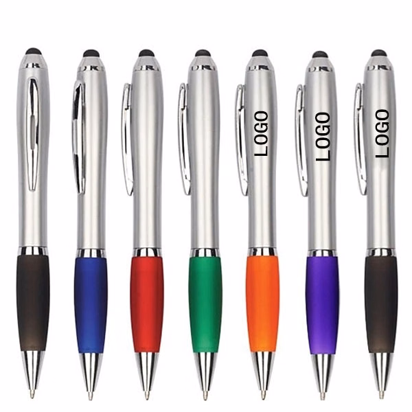 Promotional Curvy Stylus Twist Pen