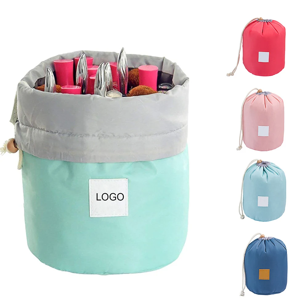 Folding Cosmetic Bag With Drawstring 1