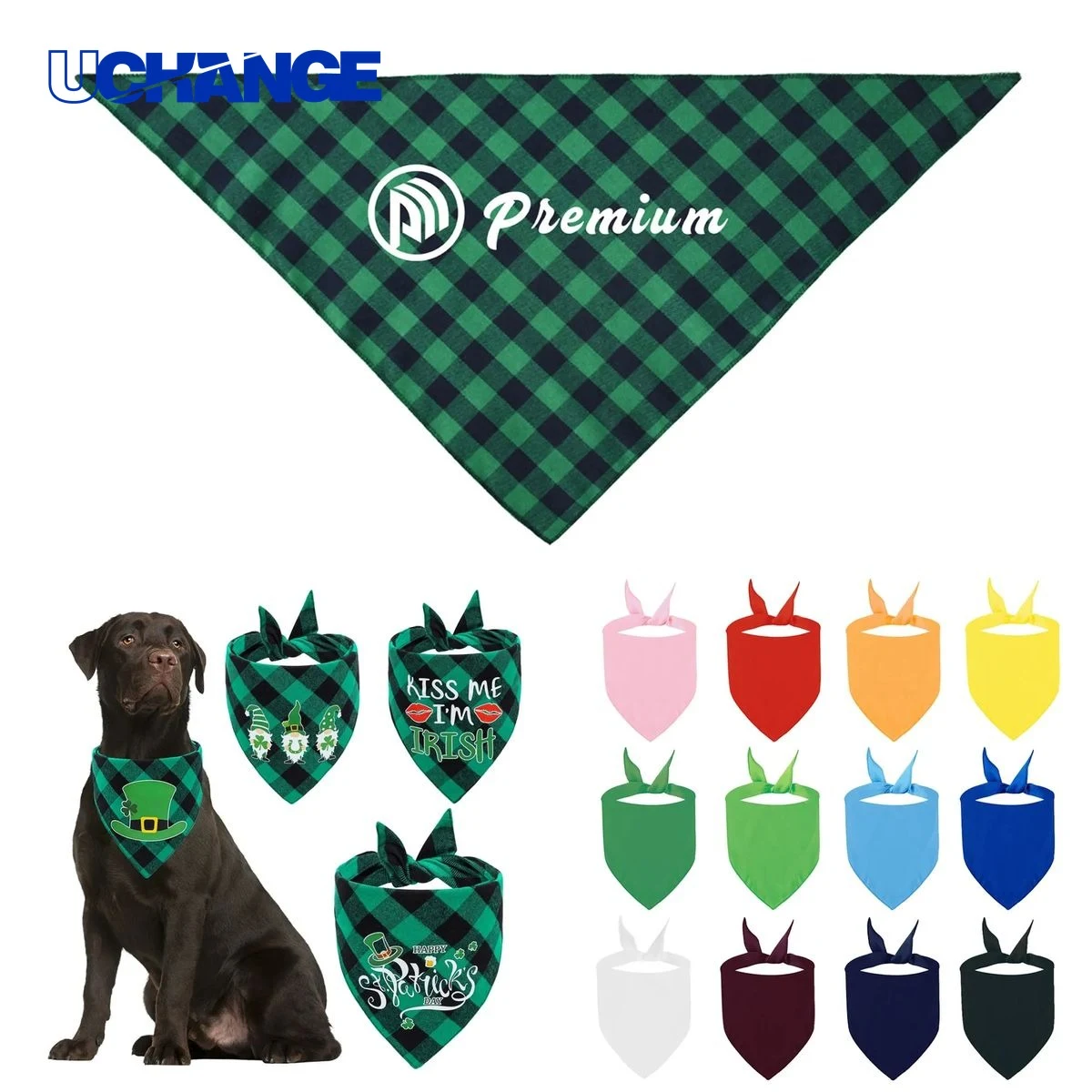Cotton Triangle Pet Dog Bandana Pet Accessory 1