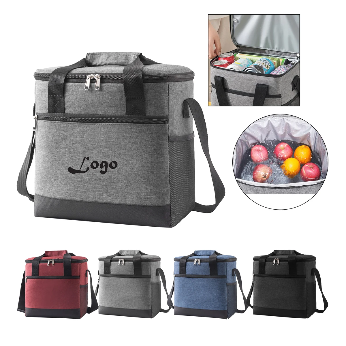15L Insulated Reusable Lunch Cooler Bag 1