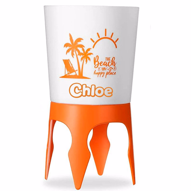 Plastic Beach Drink Cup Holder w/ Opener