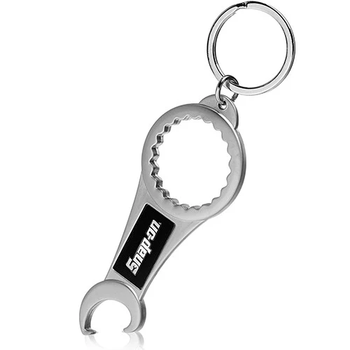Two in One Bottle Opener Metal Keychain 1