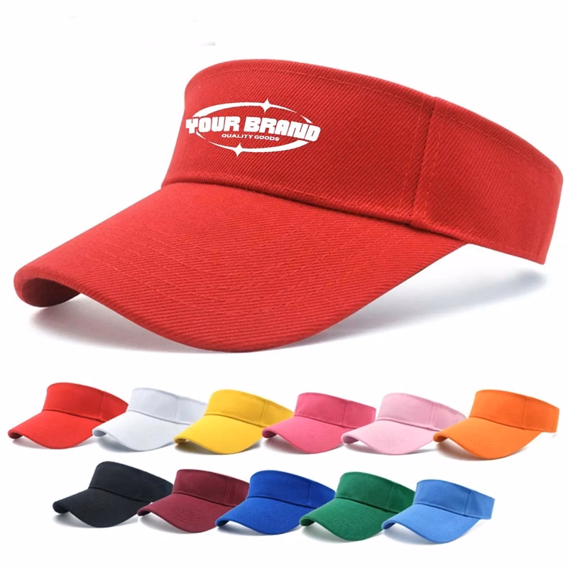 In Stock Custom Cotton Sports Twill Visor