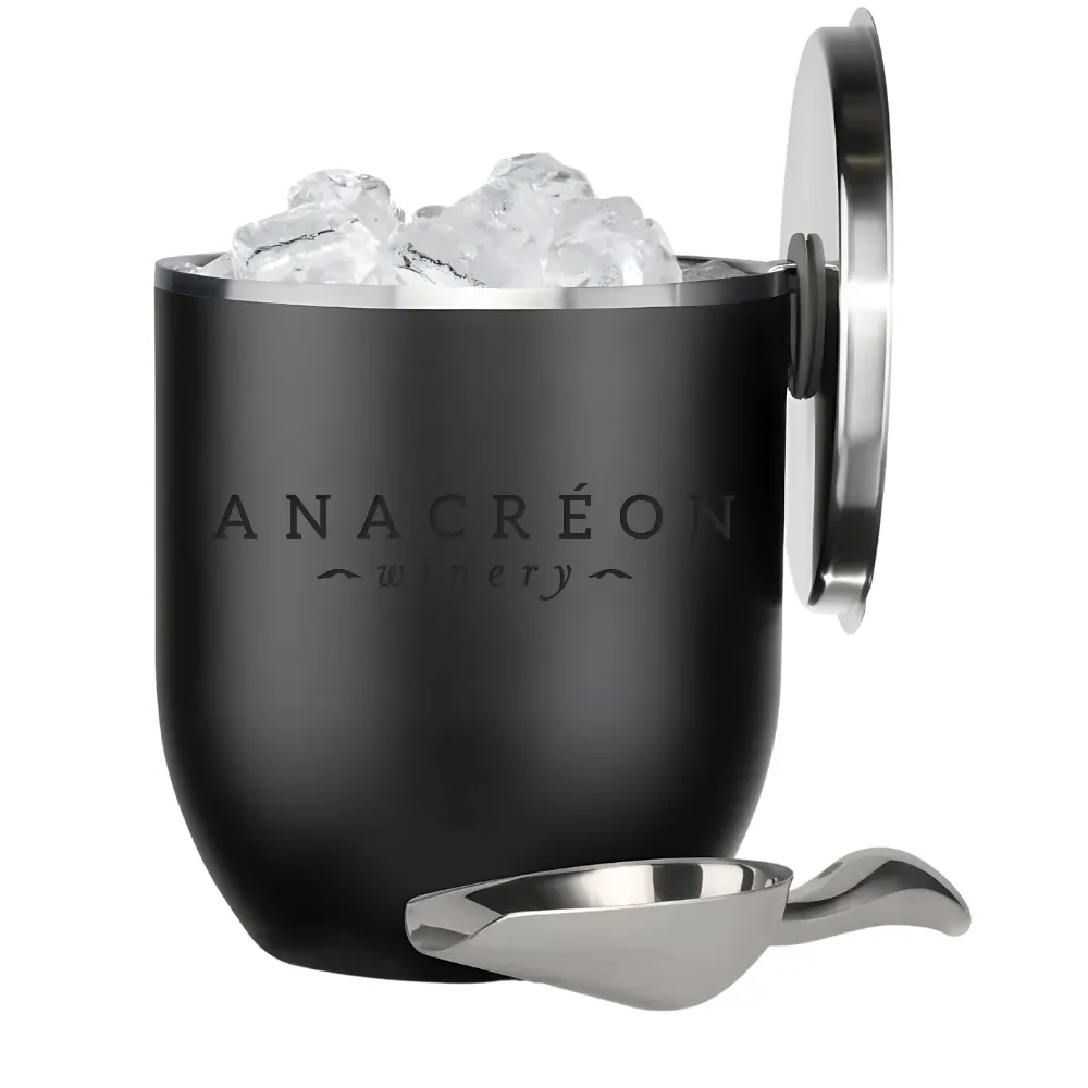 3L Insulated Ice Bucket with Lid and Scoop 1