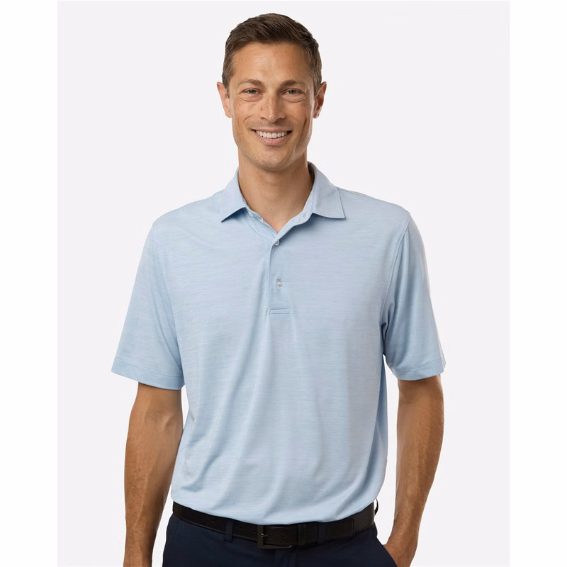 Men's Bohemian Striped Heather Performance Polo - 162