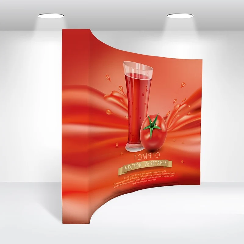 Replacement Fabric for Curved 10' pop up Backdrop 1