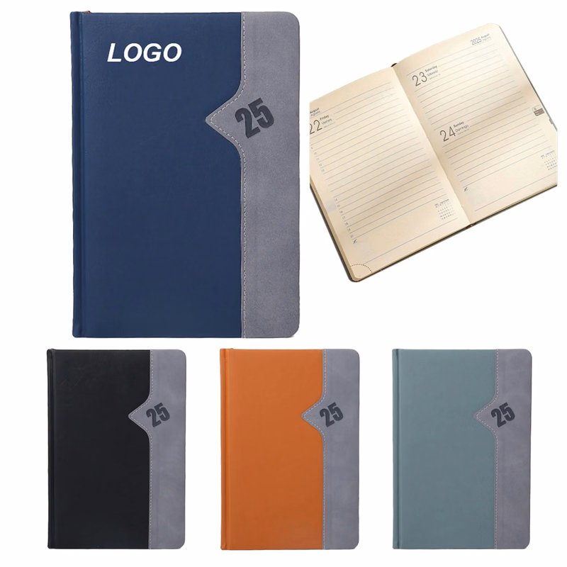 2025 Leather Planner Diary Notebook