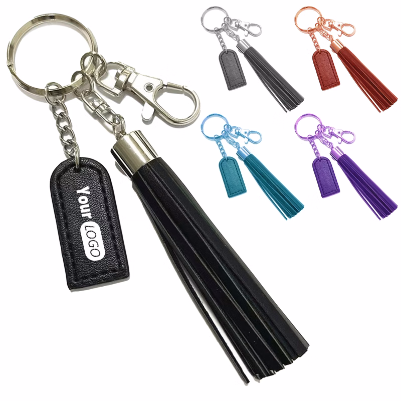 Polyurethane Logo-Ready Tassel Keychain