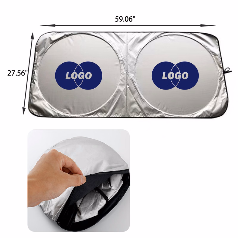 MOQ 30 PCS Universal Foldable Car Sun Shade