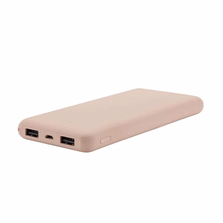Rubberized Power Banks - 12000mAh Pink