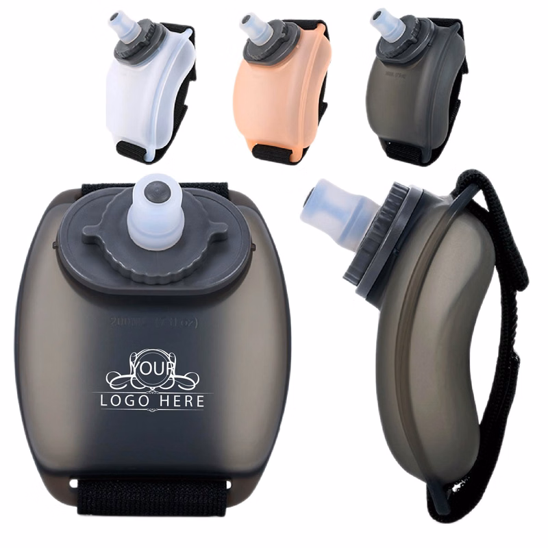 Silicone Sports Running Wrist Water Bottle 7 oz