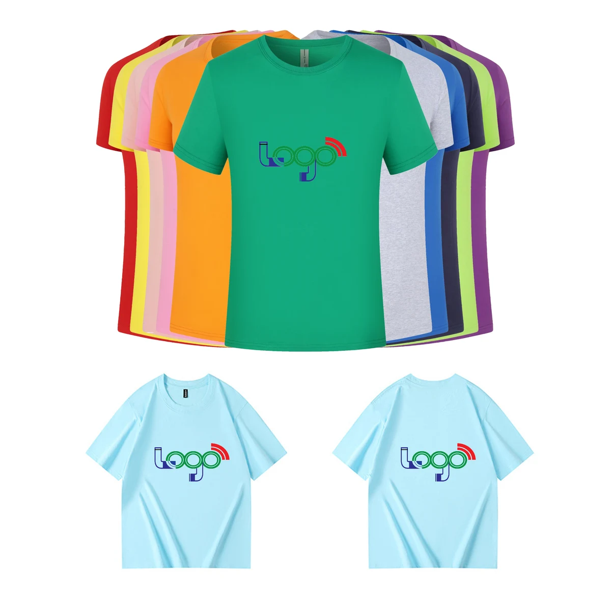 Custom Polyester Unisex T-shirt 1