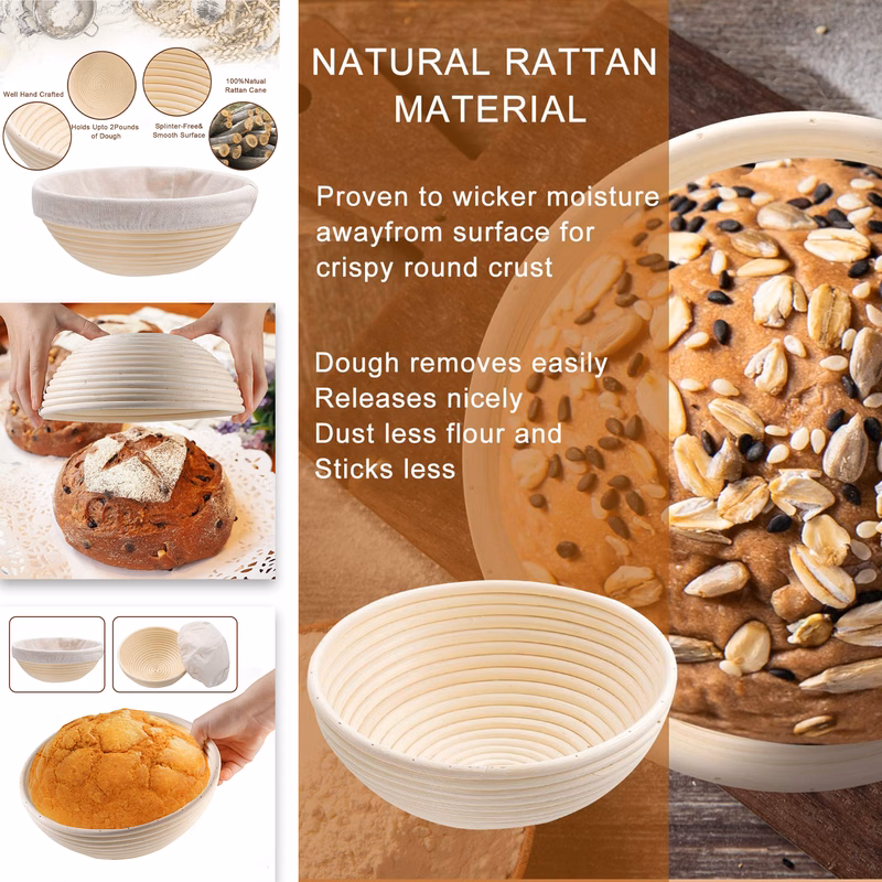 Round Bread Proofing Basket