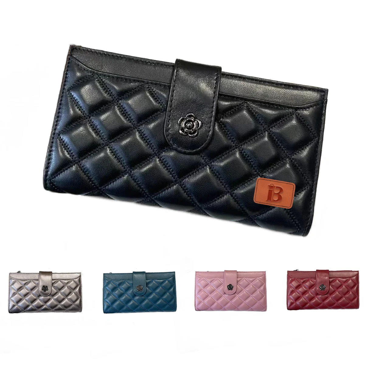 Genuine Leather Small Fragrant Style Women'S Wallet 1