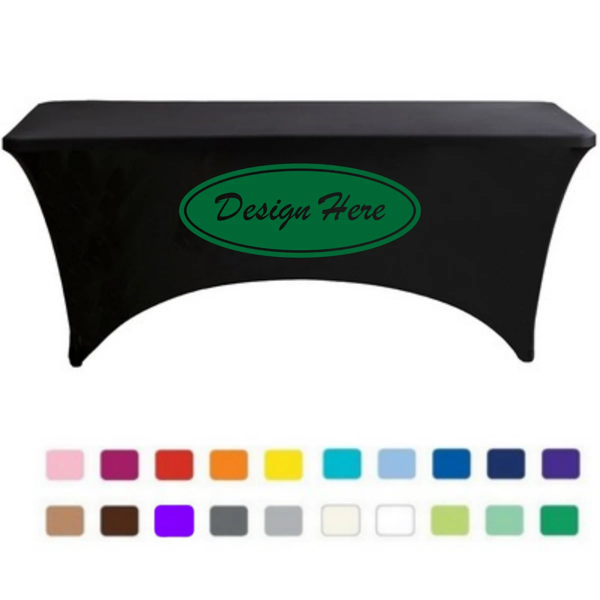 6FT Standard Spandex Table Cover ( Full Color Dye Sublimation ) 1