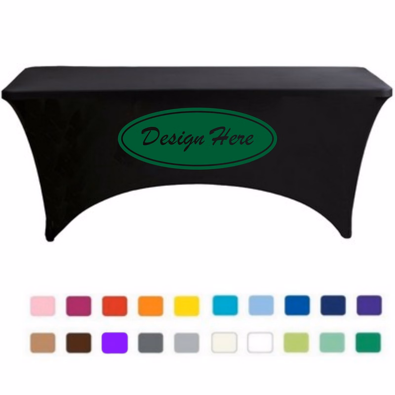6FT Standard Spandex Table Cover ( Full Color Dye Sublimation )