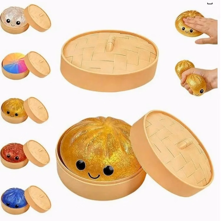 Stress Ball Dumpling Toy