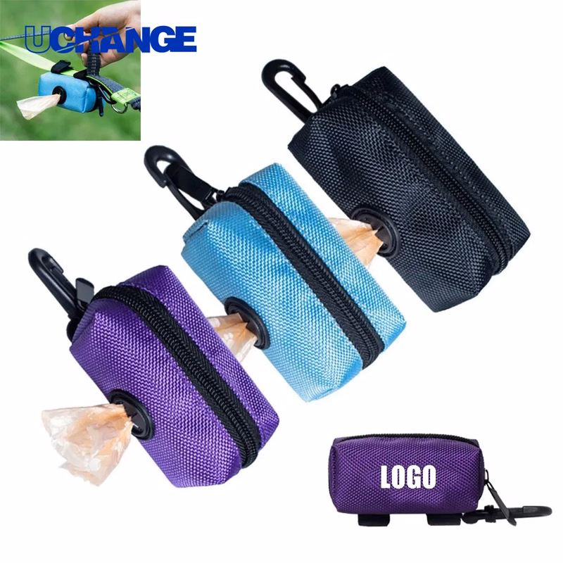 Dog Poop Bag Pouch Leash Attachment