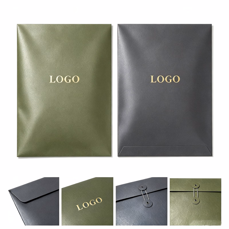 Luxury Pearlescent Paper File Bag