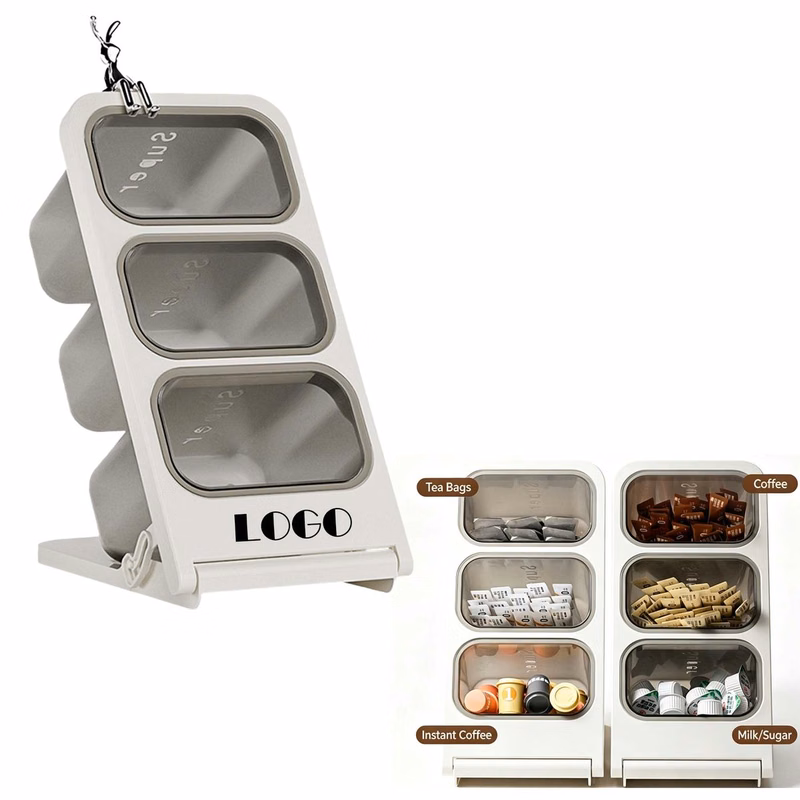 MOQ 5 Piece Capsule Coffee Storage Box for Pantry