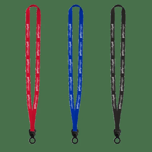 Evolution12 - 1/2" Polyester Welded Lanyard with Trapezoid and Plastic O-Ring 1