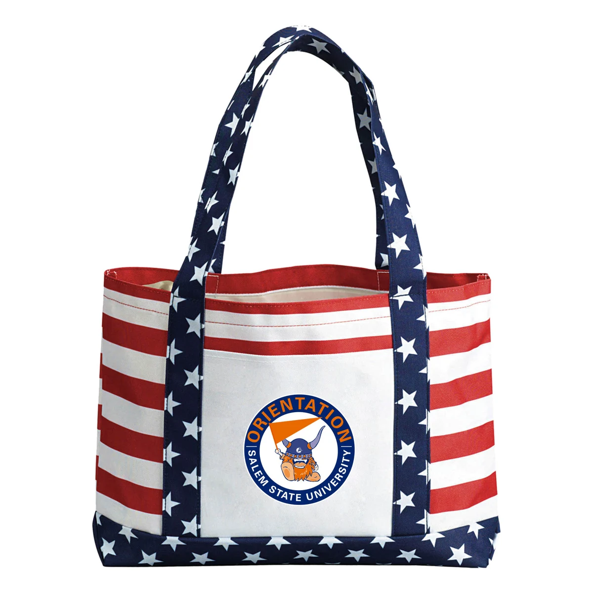 600D Stars & Stripes Patriotic Flag Tote Bag-7 day production 1