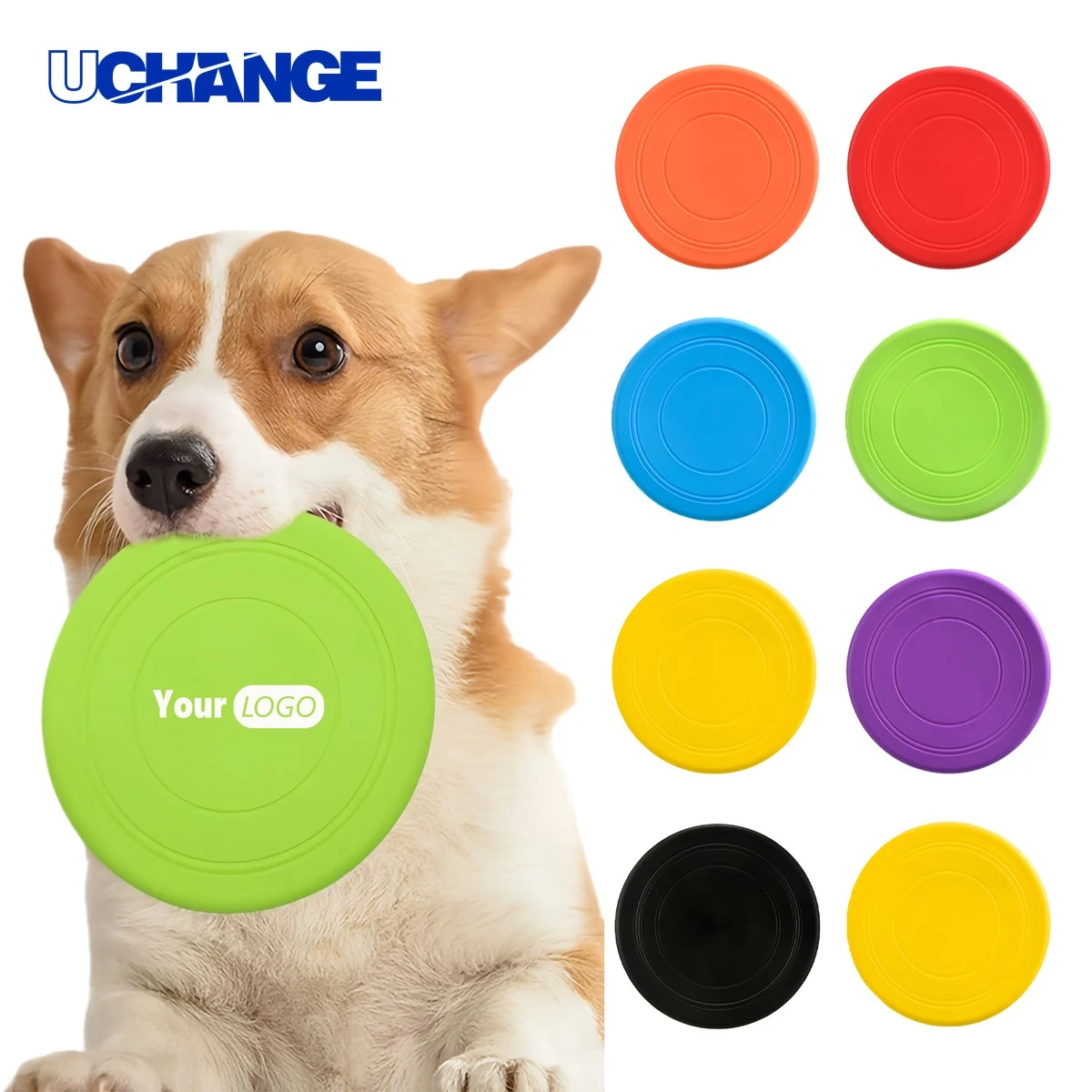 Dog Flying Disc Toy for Outdoor Fetch Training 1