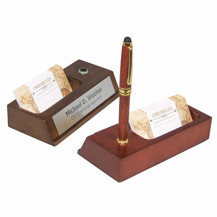 Name Bar Business Card Holder 6 x 2.85 x 1.25"