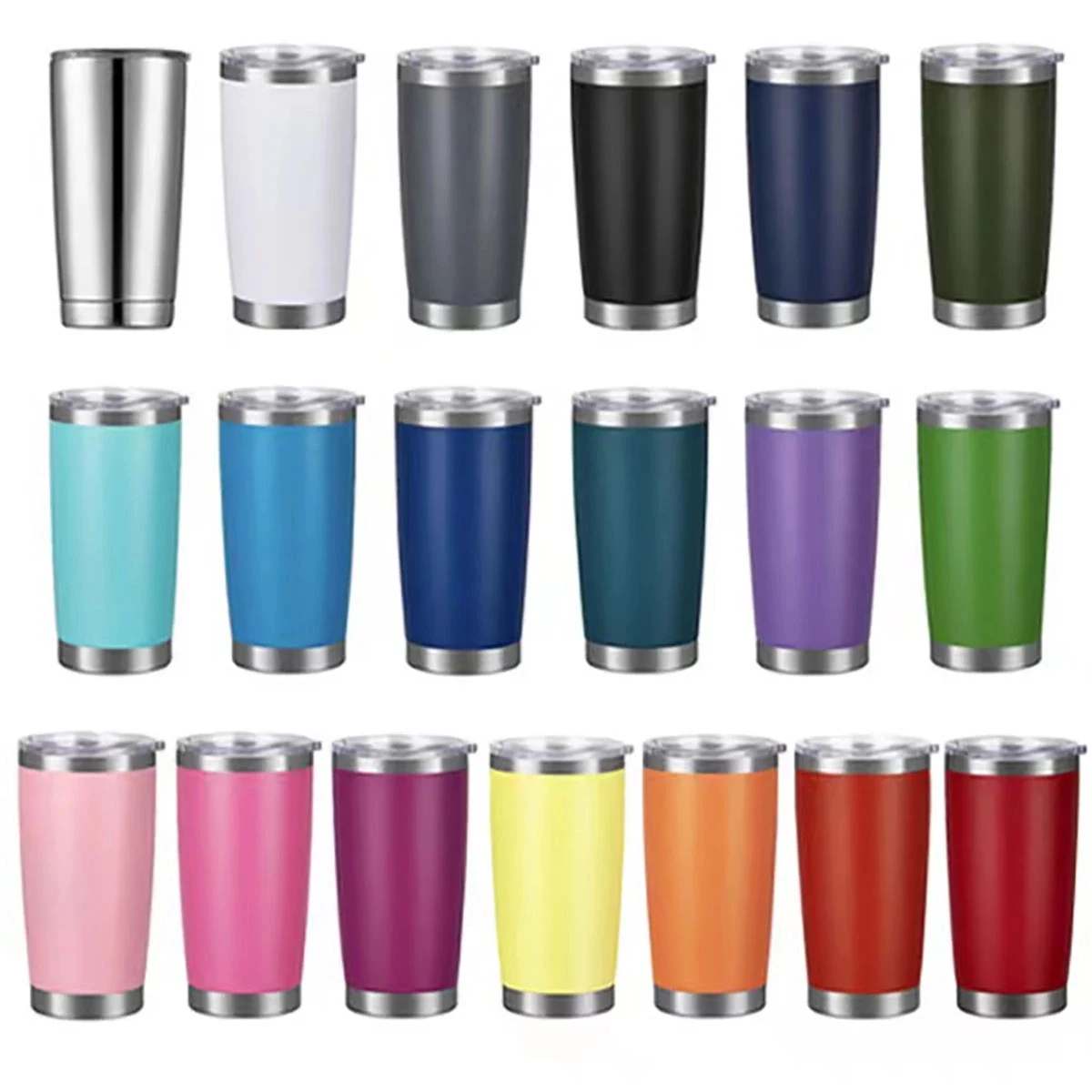 20 Oz Tumbler Stainless Steel Vacuum Insulated 1