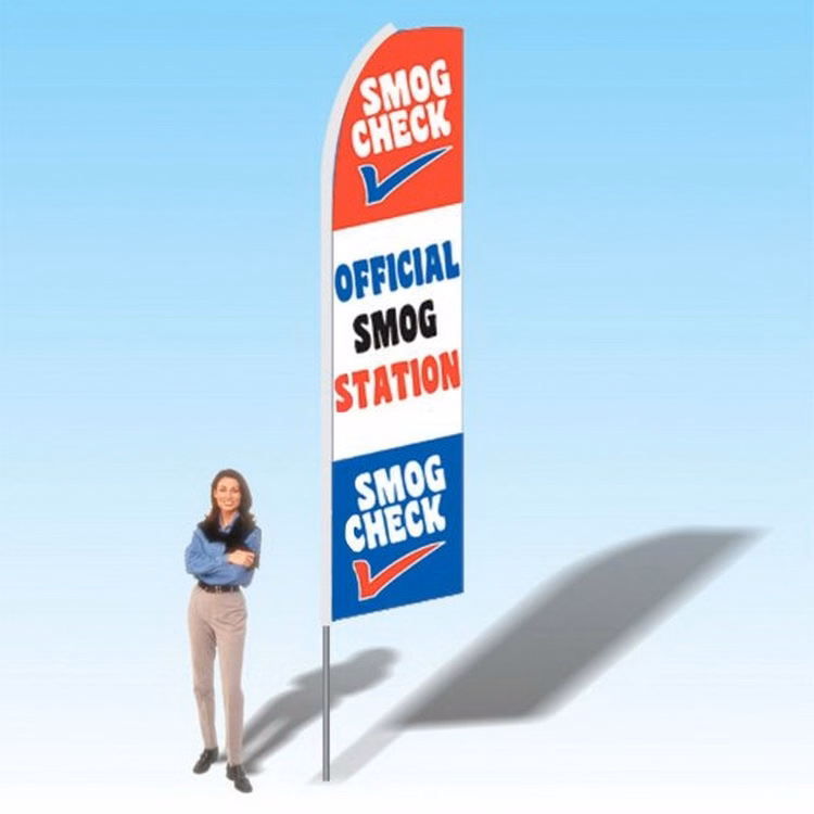 15FT Official Smog Station Advertising Banner Flag