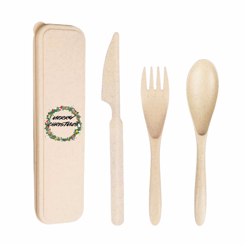 Portable Knife Fork Spoons Tableware With Box