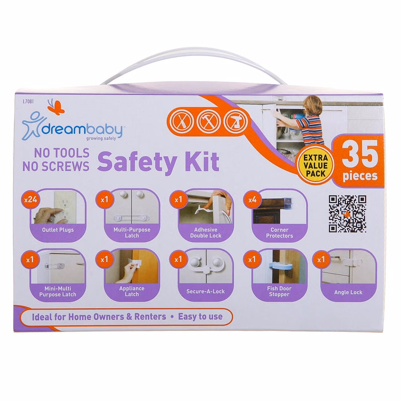 Baby Safety Home Proofing Kits - No Tools Required 35 Pieces