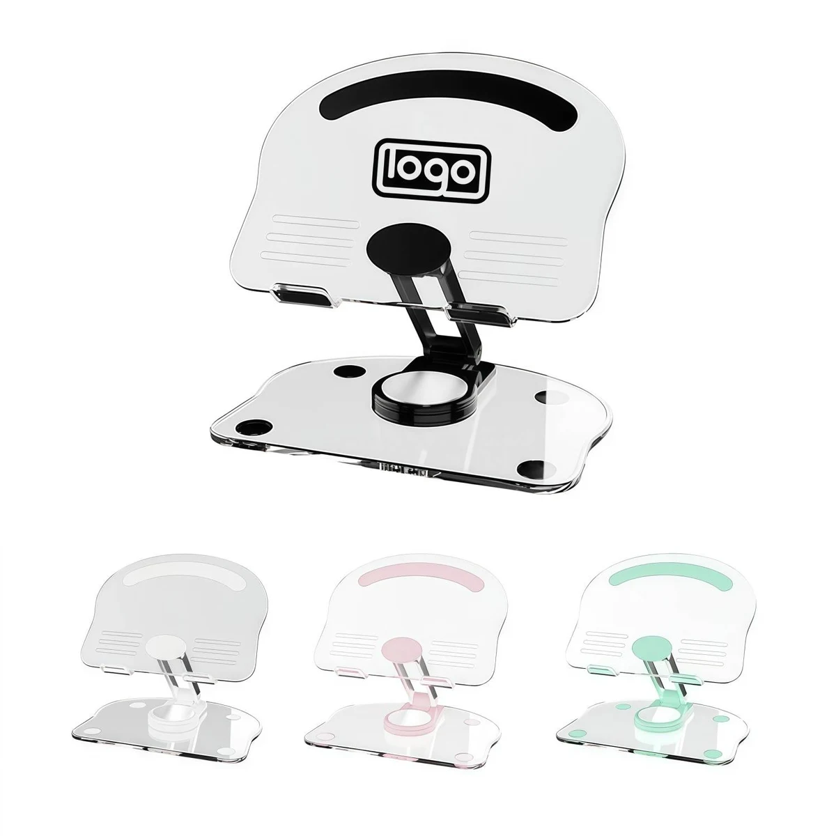 Acrylic Transparent Rotatable Tablet Stand 1