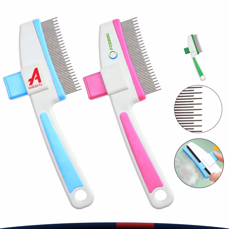 Cozeet Dual-Length Teeth Pet Grooming Comb