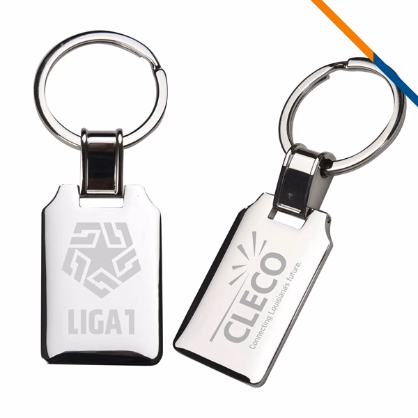 Custom Chrome Buzzer Key Tag with Optimal Portability — Professional Key Organization