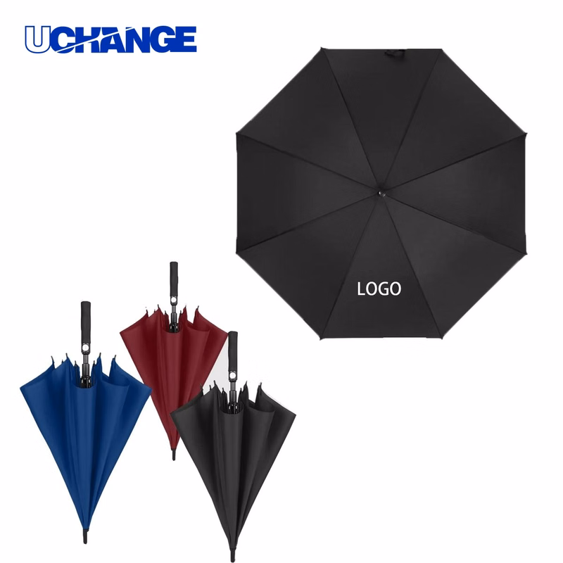 Long Handle Automatic Umbrella for Wind Rain