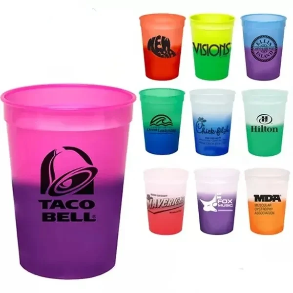 Custom 16 Oz Color-Changing Durable Stadium Cups — Sports Event Branded Gift 1